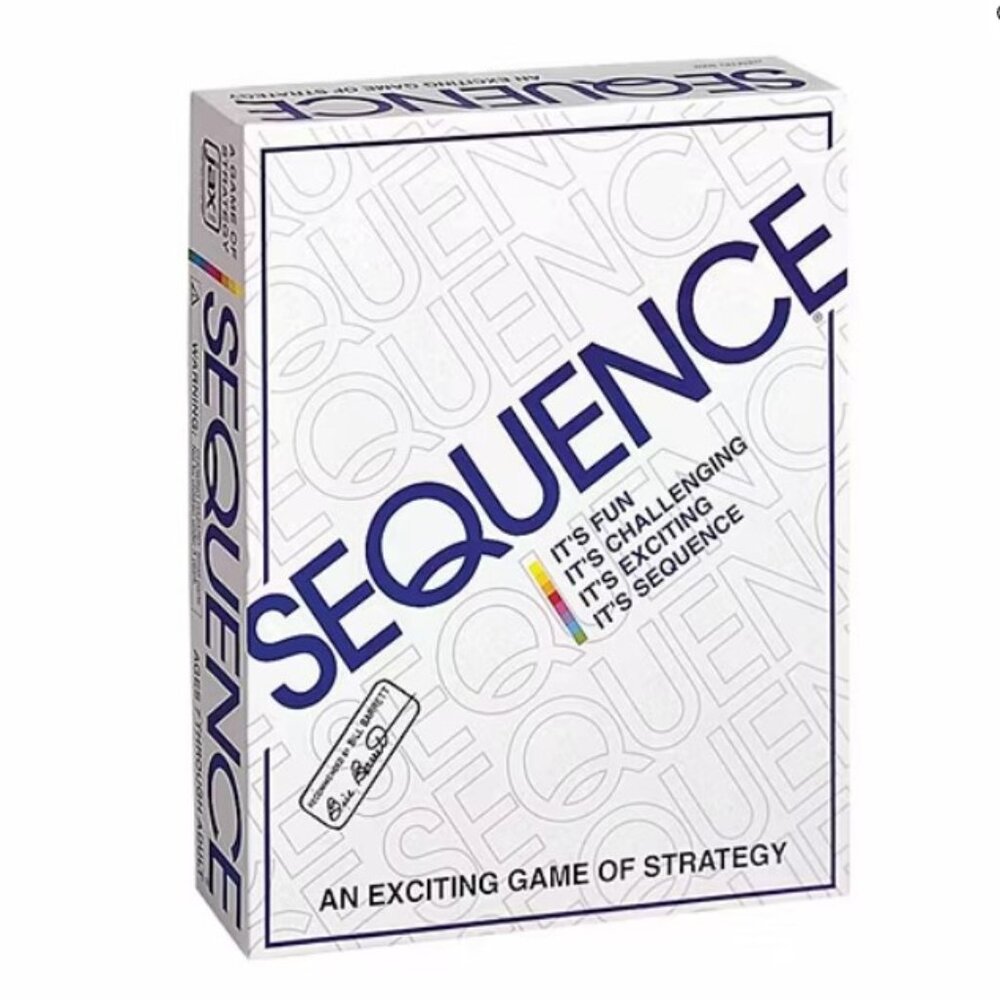 Jax Sequence - Original Sequence Game with Folding Board, Cards and Chips